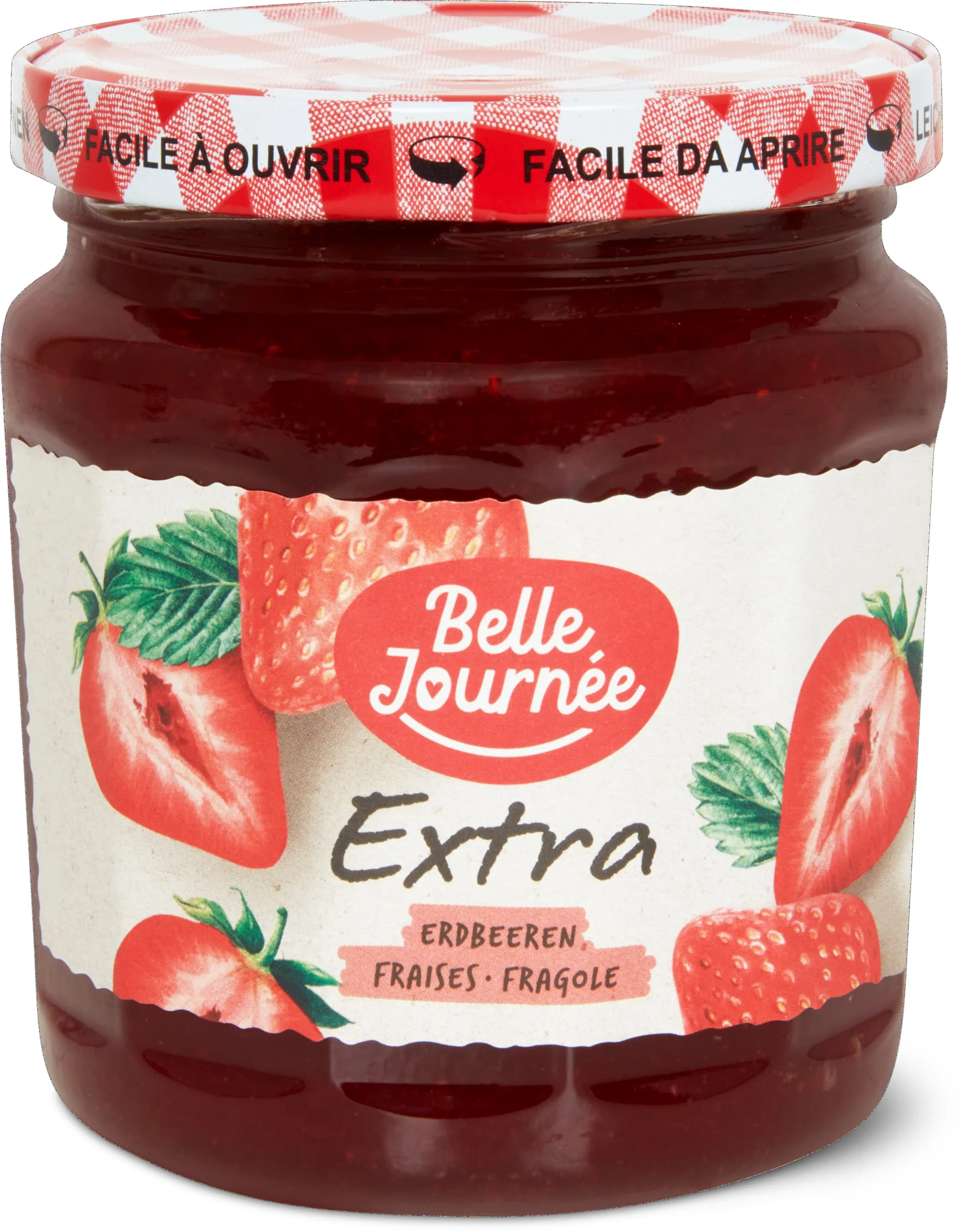 Belle Journée Konfitüre Extra Erdbeer - 500g