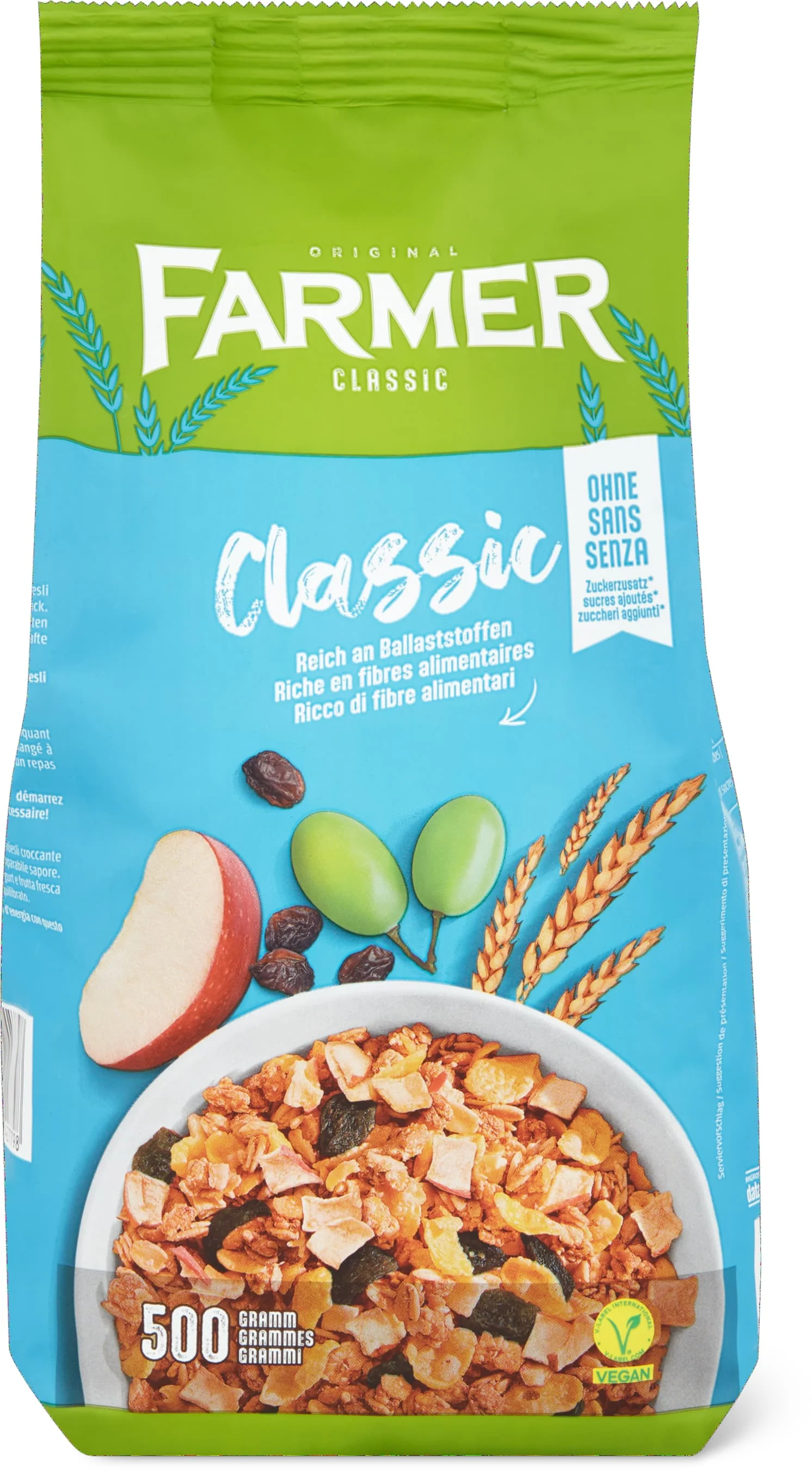Farmer Croc Knusper Müesli ohne Zuckerzusatz - 500g