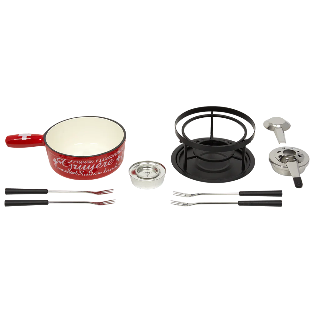 Käsefondue-Set aus Guss «Gruyère» - Image 3