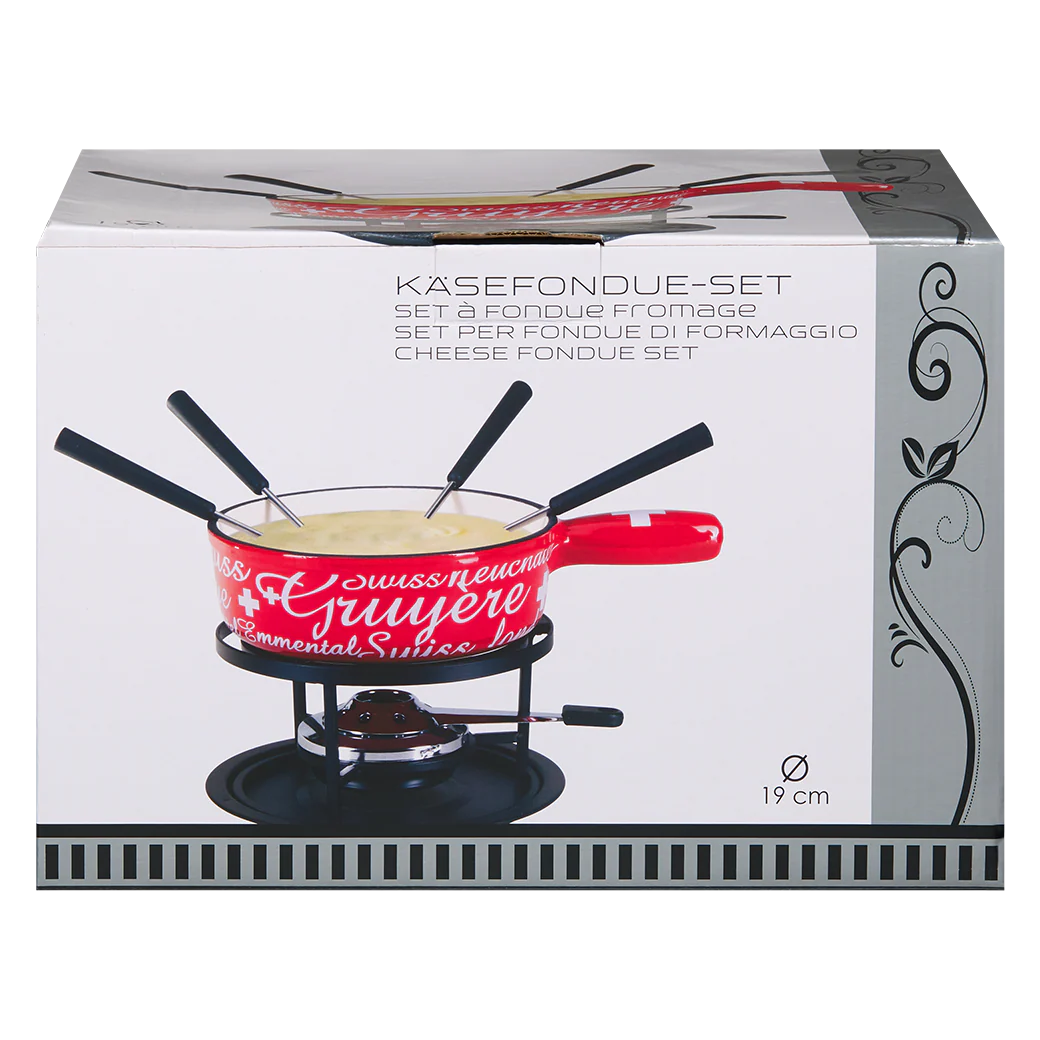 Käsefondue-Set aus Guss «Gruyère» - Image 4
