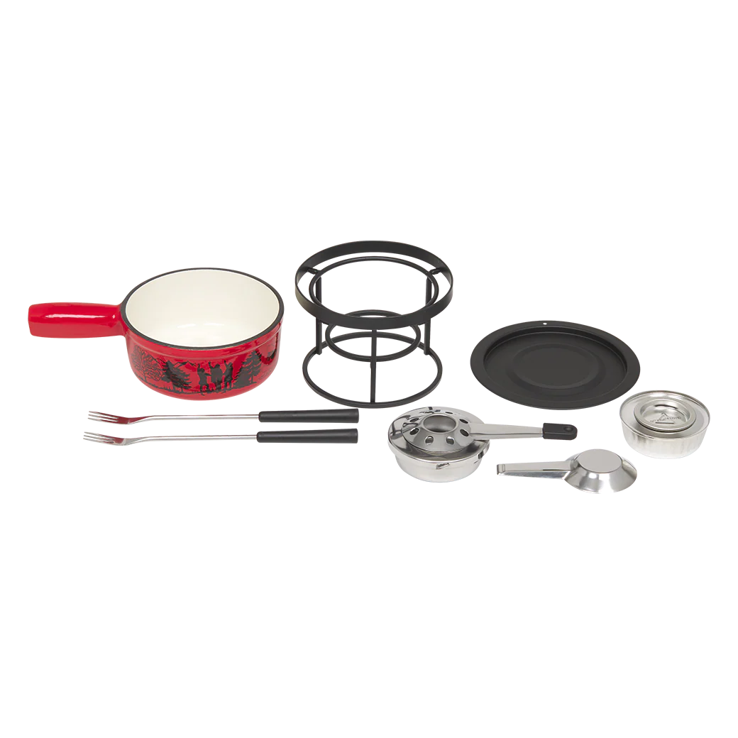 Käsefondue-Set aus Guss «Rütlischwur» - Image 2