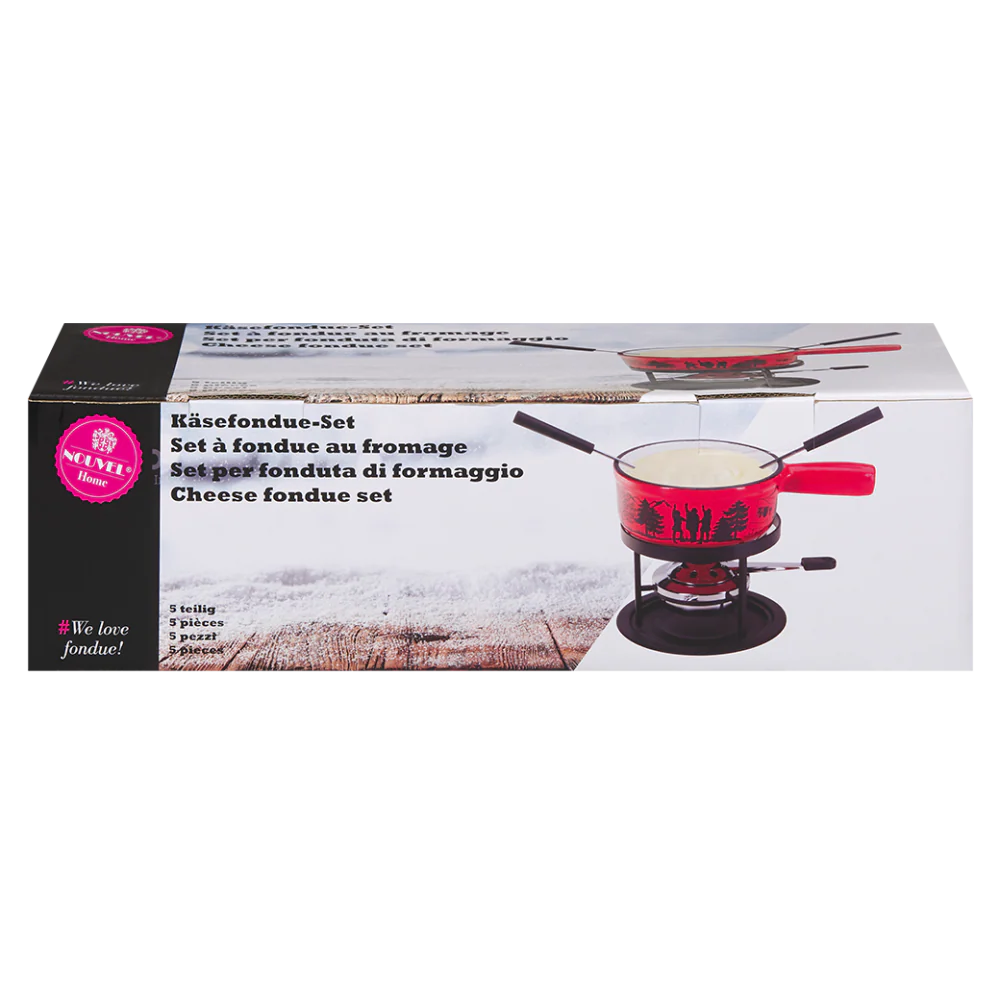 Käsefondue-Set aus Guss «Rütlischwur» - Image 3