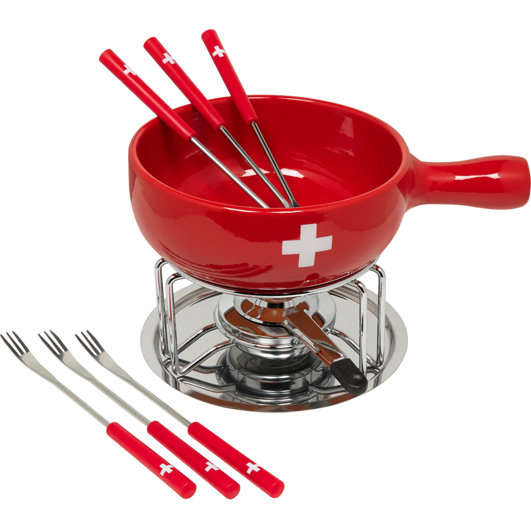 Käsefondue-Set «CH-Kreuz»